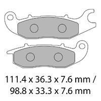 Ferodo Brake Disc Pad Set - FDB2169 EF ECO Friction Compound - Non Sinter for Road