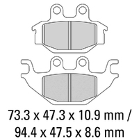 Ferodo Brake Disc Pad Set - FDB2184 P Platinum Compound - Non Sinter for Road or Competition Product thumb image 1