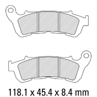 Ferodo Brake Disc Pad Set - FDB2196 EF ECO Friction Compound - Non Sinter for Road