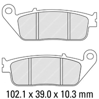 Ferodo Brake Disc Pad Set - FDB2225 EF ECO Friction Compound - Non Sinter for Road