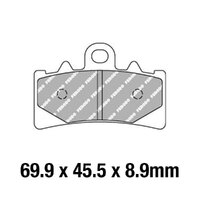 Ferodo Brake Disc Pad Set - FDB2266 EF ECO Friction Compound - Non Sinter for Road