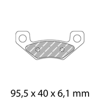 Ferodo Brake Disc Pad Set - FDB2272 SG Sinter Grip SG Compound - Road, Off-Road or Competition