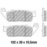 Ferodo Brake Disc Pad Set - FDB2288 EF ECO Friction Compound - Non Sinter for Road