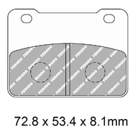 Ferodo Brake Disc Pad Set - FDB2291 EF ECO Friction Compound - Non Sinter for Road
