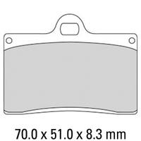 Ferodo Brake Disc Pad Set - FRP408 ST Product thumb image 1