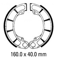 Ferodo Brake Shoe Set - FSB711 Product thumb image 1