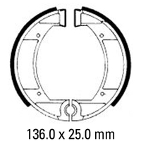 Ferodo Brake Shoe Set - FSB847 Product thumb image 1