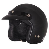 M2R 225 Helmet FLT BLK W/Peak