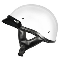 M2R Rebel Shorty Helmet White With Peak Product thumb image 1