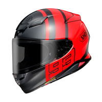 Shoei NXR2 Helmet MM93 Track TC-1 Black/Red