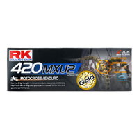 RK Chain 420MXU2 - 136 Link - Gold