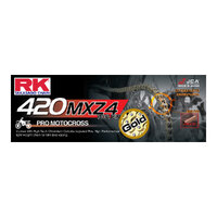 RK Chain 420MXZ4 - 136 Link - Gold