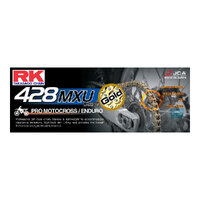 RK Chain 428MXU - 126 Link - Gold
