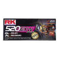 RK Chain 520EXW - 120 Link - Gold