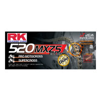 RK CHAIN 520MXZ5 - 120 LINK - GOLD