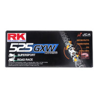 RK Chain 525GXW - 112 Link - Natural Product thumb image 1