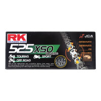 RK Chain 525XSO - 120 Link - Black/Gold Product thumb image 1