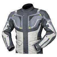 Dririder Nordic 4 Leather/Textile Jacket Black Cobalt Black