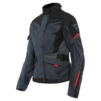 Dainese Tempest 3 D-Dry Jacket - Ladies  - Black/Ebony/Lava Red