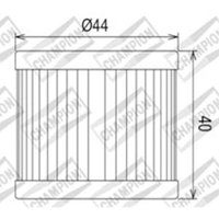 Champion OIL Filter Element - COF031 Product thumb image 1