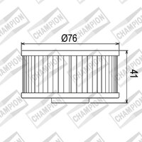 Champion OIL Filter Element - COF044