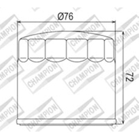 Champion OIL Filter Element - COF053