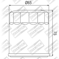 Champion OIL Filter Element - COF056 Product thumb image 1