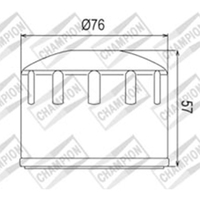 Champion OIL Filter Element - COF065 Product thumb image 1