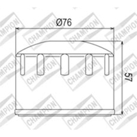 Champion OIL Filter Element - COF084 Product thumb image 1