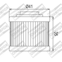 Champion OIL Filter Element - COF086 Product thumb image 1
