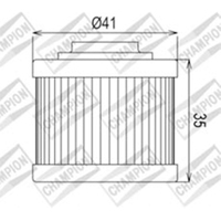 Champion OIL Filter Element - COF086