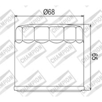 Champion OIL Filter Element - COF091 Product thumb image 1