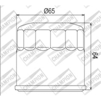 Champion OIL Filter Element - COF104 Product thumb image 1