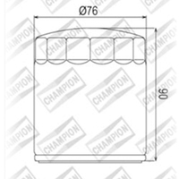 Champion OIL Filter Element - COF451