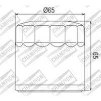 Champion OIL Filter Element - COF454