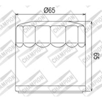 Champion OIL Filter Element - COF454 Product thumb image 1