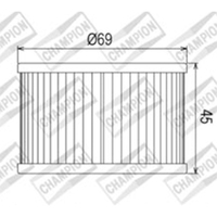 Champion OIL Filter Element - COF461