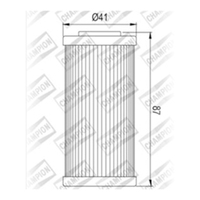 Champion OIL Filter Element - COF511 Product thumb image 1