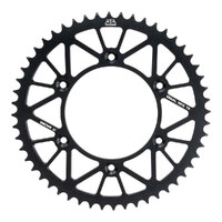 JT Alloy Racelite Sprocket - 49T 520P - Black Product thumb image 1