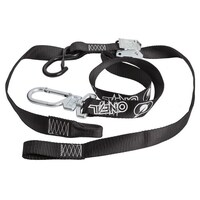 Oneal Swivel DLX Tiedowns 1.5  S/Loop & Swivel Secure Hook BLK/BLK (CTN10)