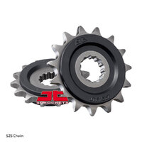 RK Front Sprocket - Steel W/-RUBBER Cush 16T 525P sku:31-132-16RB