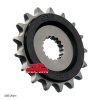 RK Front Sprocket - Steel W/-RUBBER Cush 18T 530P sku:31-15H-18RB