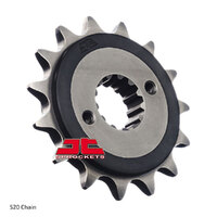 RK Front Sprocket - Steel W/-RUBBER Cush 16T 520P sku:31-163-16RB