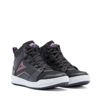 Dainese Suburb D-WP Ladies Shoes - Black/White/Metal Purple