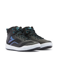 Dainese Suburb Air Ladies Shoes - Black/White/Harbour Blue