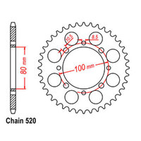 RK Rear Sprocket - Steel 43T 520P D/D sku:32-113-43