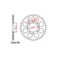RK Rear Sprocket - Steel 45T 520P sku:32-KP9-45