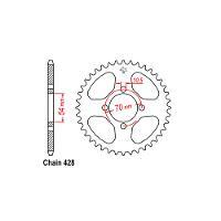 RK Rear Sprocket - Steel 44T 428P sku:32-KPP-44