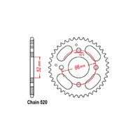 RK Rear Sprocket - Steel 30T 520P