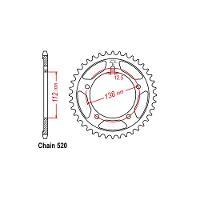 RK Rear Sprocket - Steel 41T 520P sku:32-MGZ-41